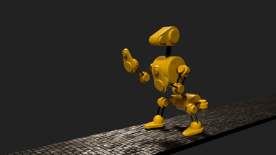 robot dog animation ready 2 use electronics 3d print model - Mito3D