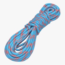 rock climbing rope blue 3d molier 3ds cable climb coil cord cordage equipment hardware industrial international knot max model mountain realistic safety sport string tool vray wire 3d print model - Mito3D