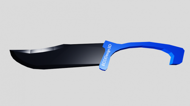 Kaya bıçak oyun silah 3d print model - Mito3D