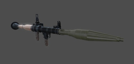 rocket launcher armatura l'esercito art davegraph gioco i granata la pistola più in basso militare modello poli il fucile razzo rpg l'arma 3d print model - Mito3D