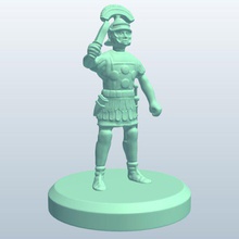 roman soldierspugio dagger v1 soldiers pugio people printable lowpoly 3d print model - Mito3D