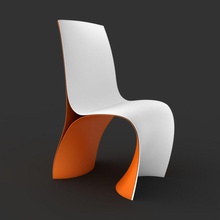ron arad drei Stuhl Haut 3d ausonian zeitgenössisch design eingerichtet Einrichtung Möbel Innenraum loft lounge Modell modern moroso office Kunststoff ray v vray warten Holz 3d print model - Mito3D