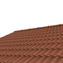 roof tile 3dmodel architecture cinema4d clay construction elements house model ridges tdubic 3d print model - Mito3D