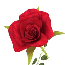 rose red alekspot schön Blume Modell Blütenblatt pflanze rot 3d print model - Mito3D