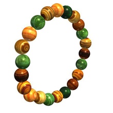 round bead bracelet v1 jewelry printable lowpoly 3d print model - Mito3D