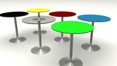 yuvarlak masa kahve tasarım yemek mobilyalı mobilyalar mobilya cam ev iç adam model modern ofis rodolphoa tablo 3d print model - Mito3D
