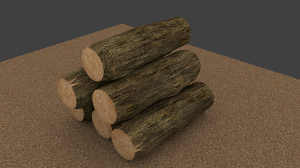 Wood 3d model