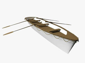 rowing boat 3d 3dguarantee 3ds 4d aged canoe cinema countryside fish model oar obj old paddle recreational sail sailboat shipping sport summer transport water watercraft wood 3d print model - Mito3D