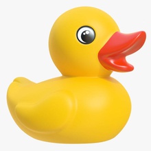 rubber duck 02 animal baby bath bathroom bathtime bird bsker cartoon character child collection ducky model plastic playing rubberduck toy tub yellow 3d print model - Mito3D