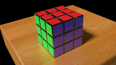 rubik s cube reubic souvenir logical toy item props 3d print model - Mito3D