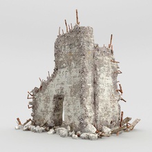 ruins buildings architecture building castle catapulting chaos dump fort garbage guardian history home king metal model palace parts ruin scene structure tower vgvladimir wall war waste 3d print model - Mito3D