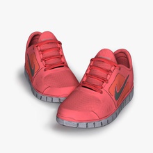 run chaussures 3d artstudio de basket-ball cg caractère vêtements le jogging max modèle exécuter s sport spalding formateur voyage femme 3d print model - Mito3D