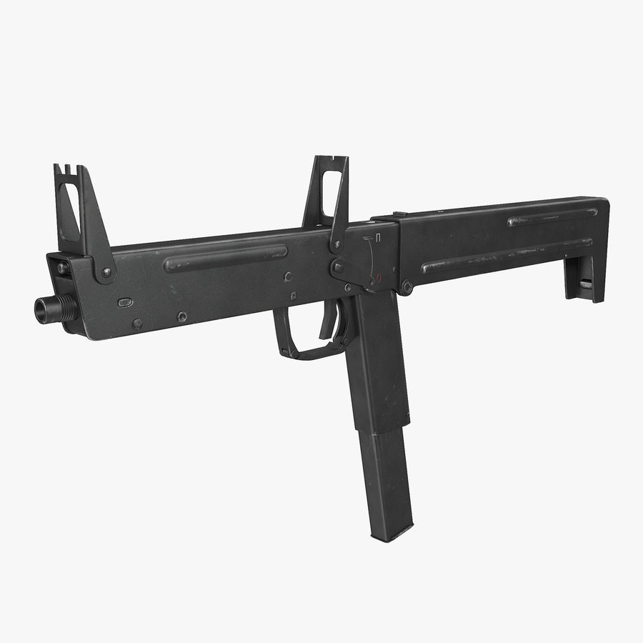 russian folding submachine gun pp-90 smg 3d molier 90 arm army assault automatic defense firearm international machine model pistol police pp rifle special spy vray war weapon 3D print model - Mito3D