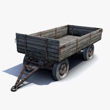russian village cart 3dmmo content country desert farm game hindcarriage lower model object old poly real rural russia time van vehicle wagon wreck 3d print model - Mito3D