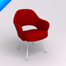 saarinen yönetici koltuğu 2in1studio yatak odası sandalye klasik tasarım eero mobilyalar mobilya iç canlı lobi salonu model modern ofis koltuk kanepe 3d print model - Mito3D