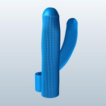 saguaro cactus v1 l'antenna ornamento il veicolo parti stampabile lowpoly le del 3d print model - Mito3D