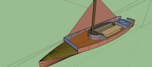 velero barco vehículos 3d print model - Mito3D