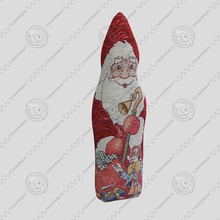 santa claus chocolate 3 3ds bigviceroy celebration character christmas decoration desert food holiday themed human little max milk model new vray winter years 3d print model - Mito3D