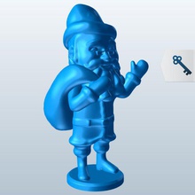 Noel Baba v1 santa claus mevsim yazdırılabilir lowpoly 3d print model - Mito3D