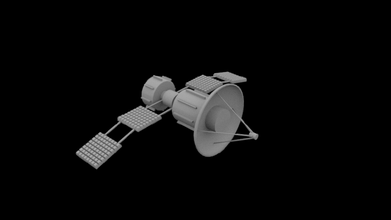 satellite space aircraft 3d print model - Mito3D