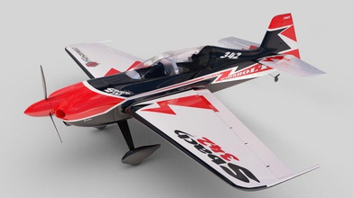 sbach 342 xa-42 avión acrobático 42 la acrobacia aérea aeronave negro histórico luz modelo pandoraskeyboard plano de hélice rojo deporte stuntplane xa 3d print model - Mito3D