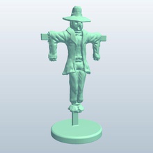 scarecrow v1 mythical creatures printable lowpoly 3d print model - Mito3D