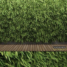 scatterable fougère mur leptosporangiate clôture la fytowall jardin de l'herbe vert greenwall ivy paysage pelouse macrox modèle multiscatter l'usine dispersion sans soudure raccordable d'arbre en arbre végétation à verticale vigne 3d print model - Mito3D