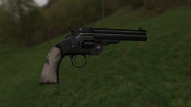schofield pistolet de l'ouest arme à feu poing armes 3d print model - Mito3D