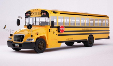 autobús escolar americano american auto el paisaje de la ciudad pesado max modelo props escuela estudiante transporte vehículo rueda amarillo zavorad 3d print model - Mito3D