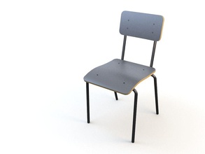 school chair andrescr furnishings furniture model 3d print model - Mito3D