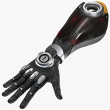 sci-fi gant l'accessoire armure caractère vêtements de la mode fi gratuite l'avenir futuriste des gants ouistiti militaires modèle droits d'obtenteur roman3dd sci toolbag 3d print model - Mito3D
