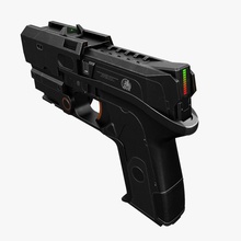 sci-fi pistola 3d braccio l'esercito l'arsenal elvint fant fbx fi arma da fuoco futuro futuristico gioco la l'arma più in basso lowpoly macchina modello moderna poli il fucile sic scifi spazio 3d print model - Mito3D