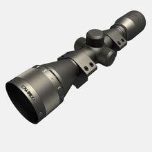 âmbito de aplicação 3d exército arma lente militar modelo netgen óptica rifle sniper tático 3d print model - Mito3D