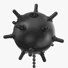 la mer de mine 3d l'ancre bang boll bombe chaîne profondeur détonateur l'équipement militaires modèle plastyforma réaliste l'acier sous-marin vray guerre l'arme monde 3d print model - Mito3D