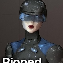 atendimento de segurança do robô android a massa bionic o personagem cyborg droid feminino fembot arma humanos humanóide máquina metal metalizado modelo idade pessoas rampage equipamento rowoss enferrujado sci fi gratuito mulher 3d print model - Mito3D