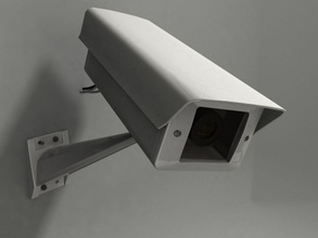 caméra de sécurité 3d 3ds l'architecture cam la contrôle l'électronique éléments fbx guntarslv l'intérieur max modèle obj plein air surveillance le trafic vidéo 3d print model - Mito3D