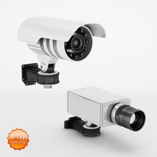 security cameras barsim cam camera cctv electronics equipment industrial lens machine model safety surveillance technology video 3d print model - Mito3D