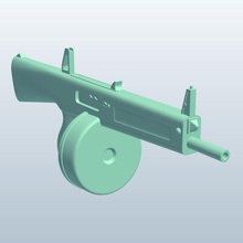 selectivefire asalto shotgunamerican v1 american el la escopeta armas armadura imprimible lowpoly las de 3d print model - Mito3D