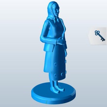 serbian woman v1 people printable lowpoly 3d print model - Mito3D