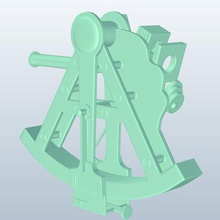 sextant v1 tools - Ausrüstung bedruckbar ist lowpoly Werkzeuge-Ausrüstung 3d print model - Mito3D