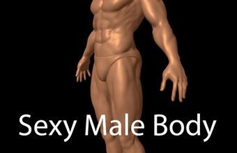 sexy corpo de macho - anatomia humana o personagem os caras humanos do sexo masculino homem markbame modelo 3d print model - Mito3D