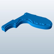 shape florida v1 magnet novelties printable lowpoly 3d print model - Mito3D