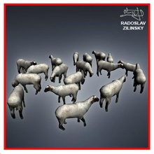 sheep herd lowpoly domestic lower max sheeps village 3d radoxist farm model realistic game drive vray whool animal vilage 3d print model - Mito3D