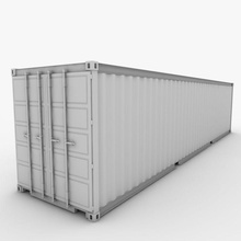contenedor de envío cuadro la caja acoplamiento transporte mercancías industrial carga en marina modelo mrviz puerto mar los gastos camión 3d print model - Mito3D