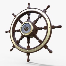 ships wheel 3d 3ds aircraft boat c4d egypt gouvernail hovercraft marin mediterranean model newlc ocean pirate rudder shipping submarine vray water watercraft 3d print model - Mito3D