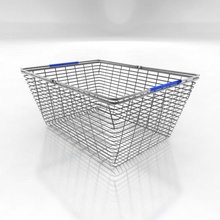 la cesta de compra captive3d llevar carrito compras contenedor caja alimentos modelo tienda el supermercado 3d print model - Mito3D