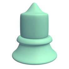 short candle simple base v2 household items printable lowpoly 3d print model - Mito3D