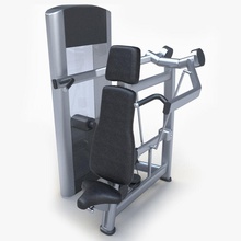 shoulder press trainer 3d architecture body bodybuilding builder coach delt elements equipment exercise fitness furniture gymnasium machine max model muscle pressed rear rowing sanches 1985 sport vray wellness 3d print model - Mito3D