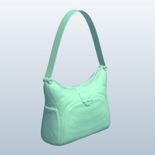 shoulderbag womens v1 apparel printable lowpoly 3d print model - Mito3D