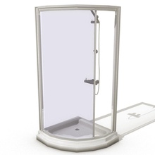 chuveiro 001 arquitetura banheira casa de banho cabine fixação mobiliário móveis do agregado familiar icreate saneamento 3d print model - Mito3D